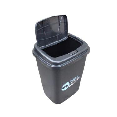 Imagem de Lixeira Clik 9 Litros Preta 3UD Plastic