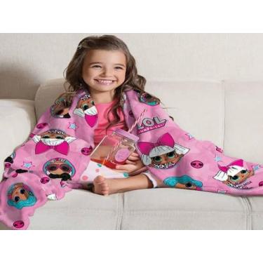 Imagem de Manta Infantil Bebe Inverno Personagem Cobertor Sofá Lepper