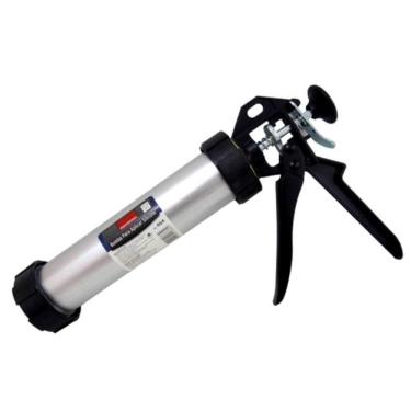 Imagem de Aplicador Silicone Pu Alumínio Bomba Pistola Grande Engraxadeira Tubo Rejunte Alta Pressão Profissional