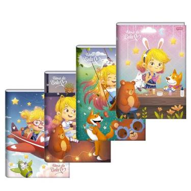 Imagem de Caderno Brochura Grande 80 Folhas Turma Da Bela 5 Unidades - Jandaia