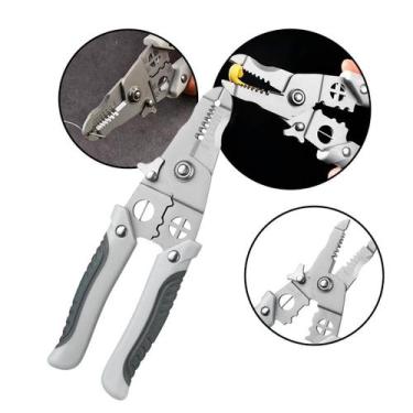 Imagem de Alicate Multifuncional Decapador 7 em 1 Corte Fio Crimpagem Profission