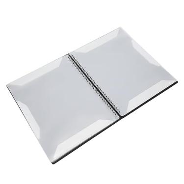 Imagem de XUXHOU Pasta de Partituras Musicais A4, 2 Páginas, 20 Folhas, Arquivo de Plástico, Portátil e Expansível, Adequada para Casa, Escola e Escritório (FB-02)