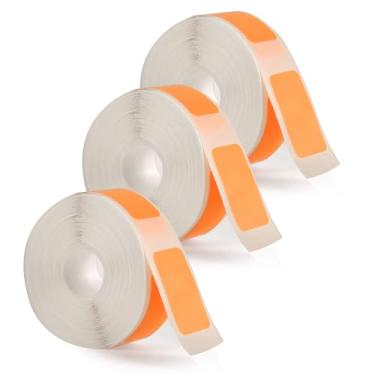 Imagem de 3 rolos de fita adesiva para Phomemo D30, adesivos de papel para impressora de etiquetas, impermeável, térmico, autoadesivo, papel térmico para etiquetas, máquina para casa, escritório, escola