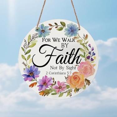 Imagem de Pôsteres e impressões 2D redondos de alumínio, decoração de parede e porta, noite santa, ótimo presente para colegas de trabalho, irmão, irmãs, amigos (com corda) (rosas)