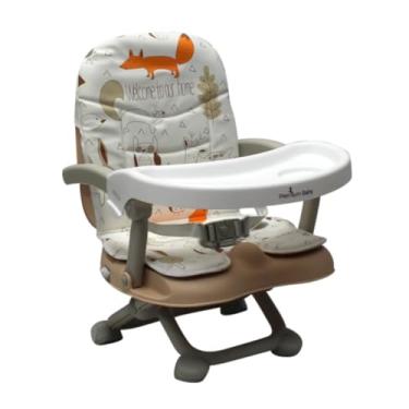 Imagem de Cadeira De Alimentação Bebe Reclinável Altura Ajustável Com Cinto De Segurança E Bandeja Removível