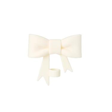 Imagem de Capa de canudo de arco adorável capa protetora de canudo reutilizável para canudos de 1 cm, acessórios de copo de silicone, tampa de cobertura de palha de silicone de 10 mm (bege)