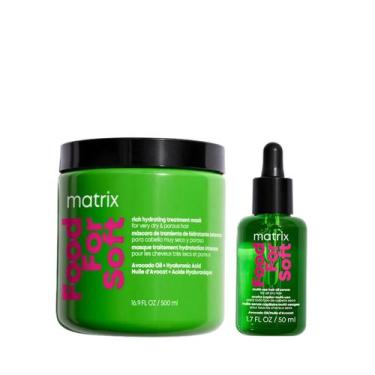 Imagem de Kit Matrix Food For Soft Masc 500ml + Óleo 50ml
