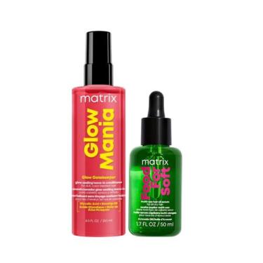 Imagem de Kit Matrix Glow Mania Leave-in 250ml + Food For Soft Óleo 50ml