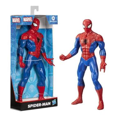 Imagem de Boneco Marvel Homem Aranha Olympus Hasbro E6358, Vermelho e Azul, Marv