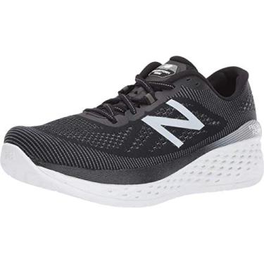 Imagem de New Balance Tênis de corrida masculino Fresh Foam More V1, Preto/Orca, 9.5