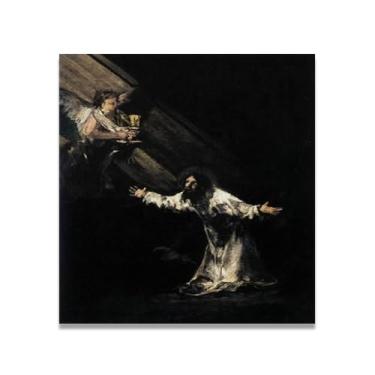 Imagem de What More Can One DoFrancisco De Goya Impressão em tela romântica espanhola - Obra-prima do influente pintor romântico 20 x 26 cm emoldurado