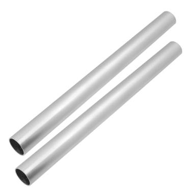 Imagem de Chinflly Tubo redondo de alumínio, 2,5 cm OD 1 mm espessura de parede 30 cm/11,81 polegadas de comprimento, 6061 tubo de metal industrial oco sem costura de alumínio para modelo de artesanato DIY