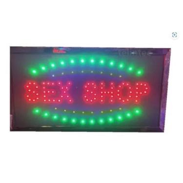 Imagem de Sex Shop Painel LED placa luminoso letreiro escrito LED pisca - XTLED,