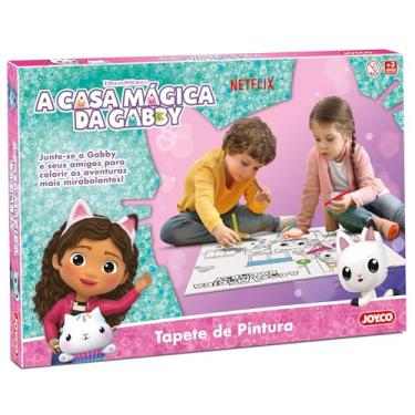 Imagem de JOY.CO Tapete de Pintura Infantil A Casa Mágica da Gabby