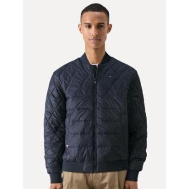 Imagem de Jaqueta Tommy Hilfiger Packable Recycled Bomber Azul Marinho-Masculino