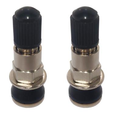 Imagem de 2 Bico Metal Roda De Liga Leve Moto Sem Camara - Rotta 376