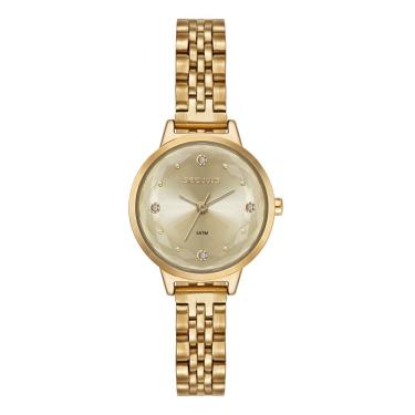 Imagem de Relógio Seculus Feminino Ref: 77354lpsvds2 Fashion Dourado