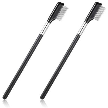 Imagem de Escova de cílios, rímel separador de metal, 2 peças - CHENGU