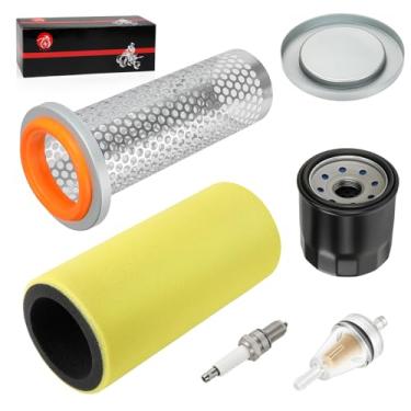 Imagem de Filtro de ar para Yamaha Rhino 450 YXR45F + tampa de extremidade de guia de gaiola e filtro de óleo + vela de ignição 2006-2009 5UG-E4451-00-00