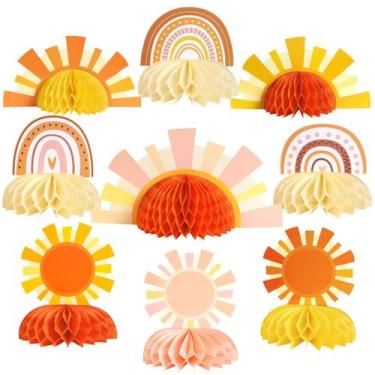 Imagem de Decorações Balun Admhail Boho Sun Honeycomb 9 unidades