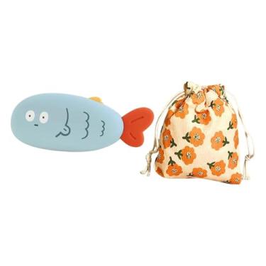 Imagem de rockible Mini aquecedor de mãos de inverno reutilizável com 2 níveis de aquecimento, aquecedor de mãos elétrico recarregável, de bolso para casa, pesca e, Azul