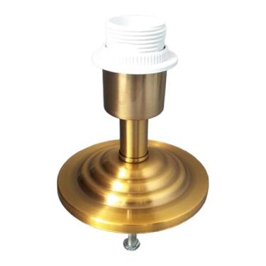 Imagem de Bothyi Suporte de mesa para luminária com base fixa, acessório de iluminação criativo e fácil de instalar, feito com peça de garrafa de cerâmica, Style D