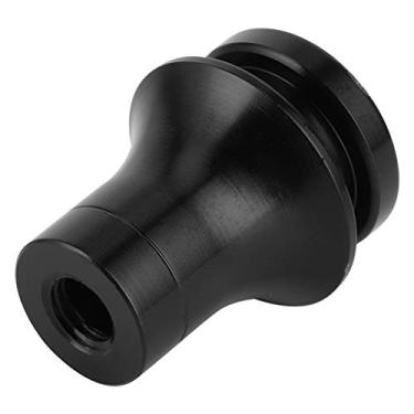 Imagem de Tbest Universal M10x1 25 manípulos de câmbio adaptador retentor de bota liga de alumínio câmbio câmbio para a maioria dos veículos de transmissão manual (preto)