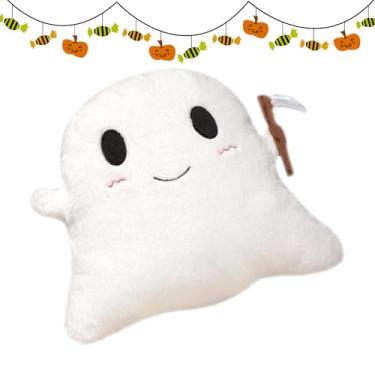 Imagem de Almofada em forma de fantasma, almofada de cama fantasma de terror, almofada decorativa de 30,5 cm para cadeira, sofá, , dormitório, sala de estar, cozinha, manto, , temporada, férias