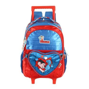 Imagem de Mochila Com Rodinhas Turma Da Monica Azul - Luxcel
