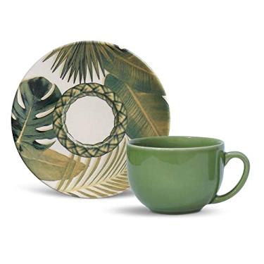 Imagem de Conjunto C/ 6 Xícaras De Chá C/ 6 Pires Coup Foliage 260 ml