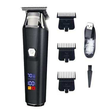 Imagem de Aparadores para corte de cabelo, máquinas de corte de cabelo para homens, sem fio, recarregável, precisão, barbeiro, casa, viagem, hospital, salão, acampamento, cabeça careca