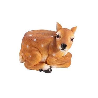 Imagem de Lindo banco de descanso para os pés de animal adorável quarto sofá cadeira banco doméstico sala de estar quarto sapatos de troca de maquiagem banco gazebo decoração de pátio (cor: veado)