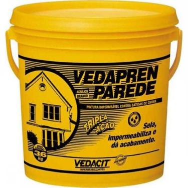 Imagem de Otto Baumgart Vedapren Branco Parede 3,6L Balde 121774, Branco