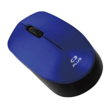 Imagem de Mouse sem fio wireless c3tech mw17 azul 1000 dpi 2.4ghz - C3 TECH