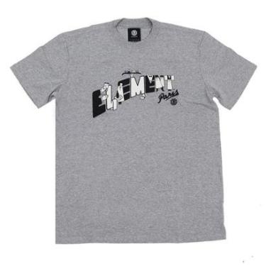 Imagem de Camiseta Element Check Please - Cinza Mescla-Masculino