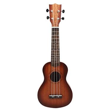 Imagem de Ukulele infantil Ukulele 53 cm mogno 4 cordas mini guitarra havaiana ukulele ukelele acessórios