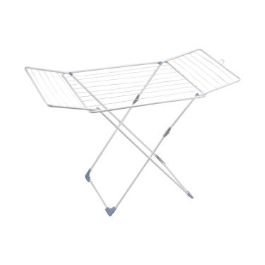 Imagem de Varal de Chão com Abas Grande Utimil Dobradiça Inteligente Branco