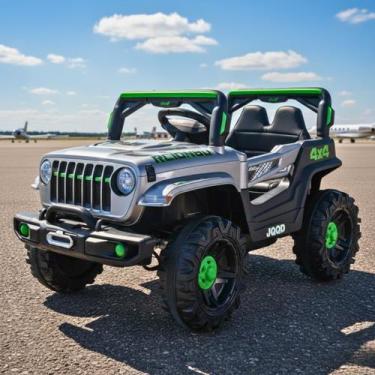 Imagem de Jipe Infantil Elétrico 12v Caminhonete Motorizado Controle Remoto Músi