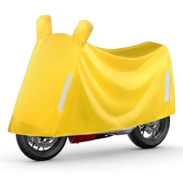 Imagem de Capa de motocicleta à prova d'água - resistente à chuva, capa de poeira para veículos elétricos de inverno | para scooter veículo elétrico inverno garagem externa manutenção de armazenamento