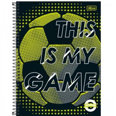 Imagem de Caderno Capa Dura 16 Matérias Pepper 256 Folhas Estampa 17