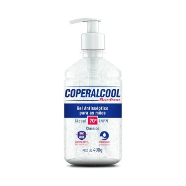 Imagem de Coperalcool Bacfree Álcool Gel Higienizador de Mãos 70°INPM 400g Clássico