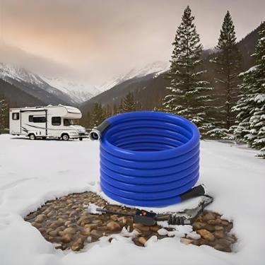 Imagem de TORVA Mangueira De Água Aquecida 15 Pés, Potável Sem Chumbo E Bpa, Mangueiras Aquecidas Eletricamente Para Serviços Pesados Com Esponja Isolante Abastecimento Trailers, Acessórios Rv
