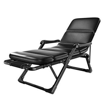 Imagem de Cadeira de acampamento Sunlounger, espreguiçadeiras de gravidade zero, cadeira dobrável para uso ao ar livre, reclinável de praia, acampamento, cadeira portátil para casa, cadeira multifuncional