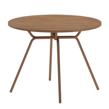 Imagem de Mesa de Jantar Redonda 1m – Design Moderno e Sofisticado para Sala de Jantar