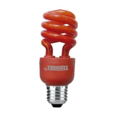 Imagem de LAMPADA ESPIRAL 26W VERMELHA - TASCHIBRA
