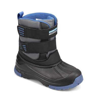 Imagem de Skechers Botas infantis para meninos – Hydro-Blitz, preta/carvão, 1 criança pequena, Preto