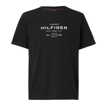 Imagem de Camiseta Tommy Hilfiger Stack Graphic Tee Preto-Unissex