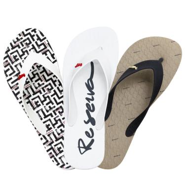 Imagem de Kit 3 Chinelos Masculino Reserva Go RSV Confortável Premium Original 750040648 Cor:;Tamanho:43-44-Masculino