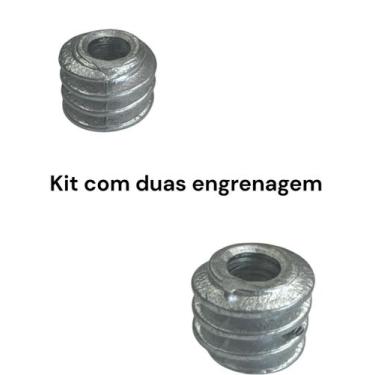 Imagem de Kit de 2 engrenagem sem fim do espeto da frangueira asssador de carne 