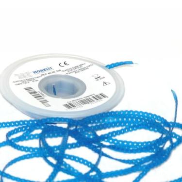 Imagem de Elástico Borrachinha Aparelho Ortodôntico Corrente Curto 1.5 metros